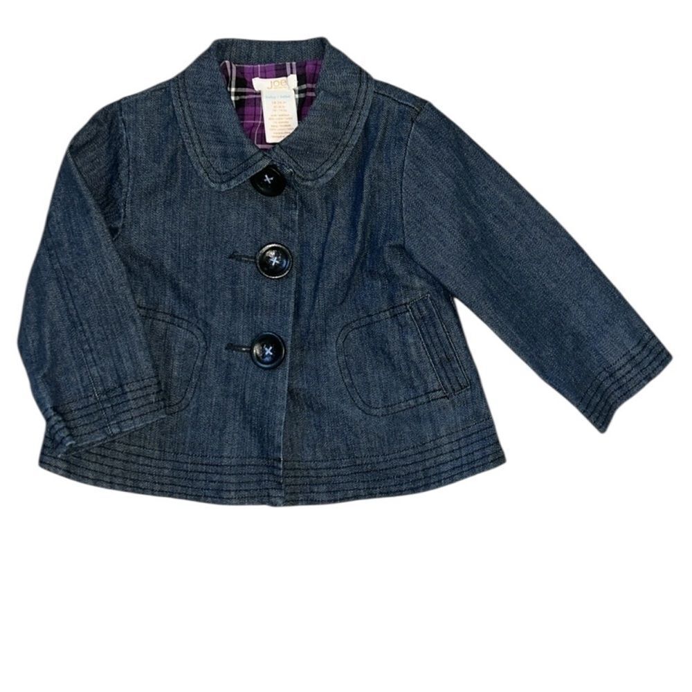 Joe Blue Denim Cotton Baby Jacket(Size 18-24 M)
